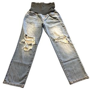 Indigo Poppy Maternity jeans size Large